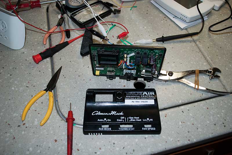 Testing the old C-M thermostat