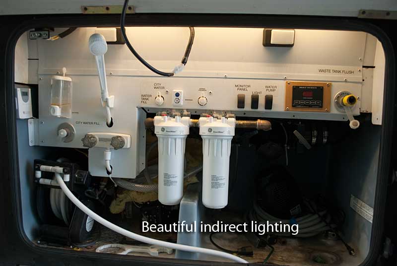 Another look at the plumbing bay lighting
