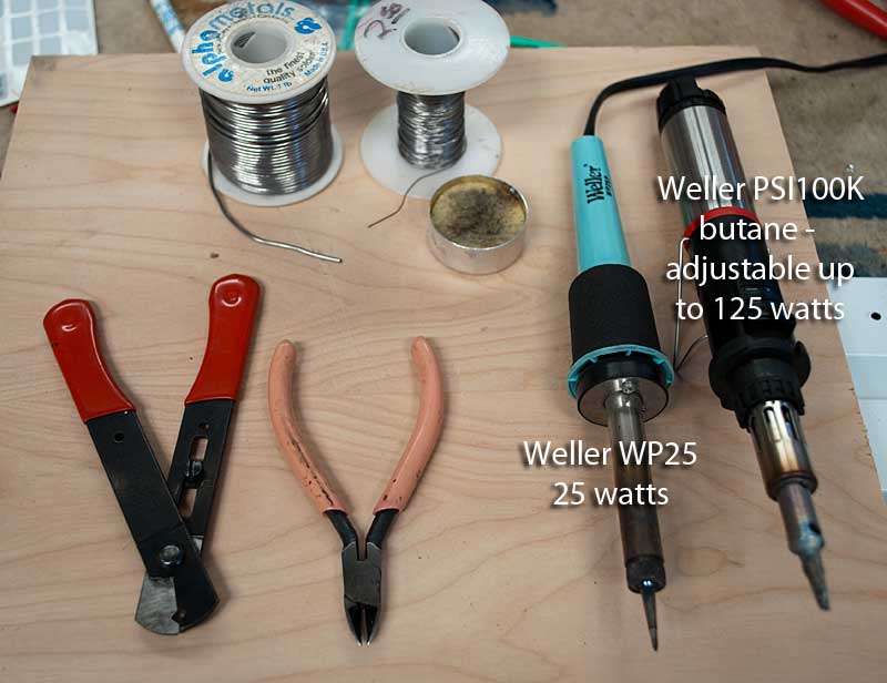Typical tools and supplies
