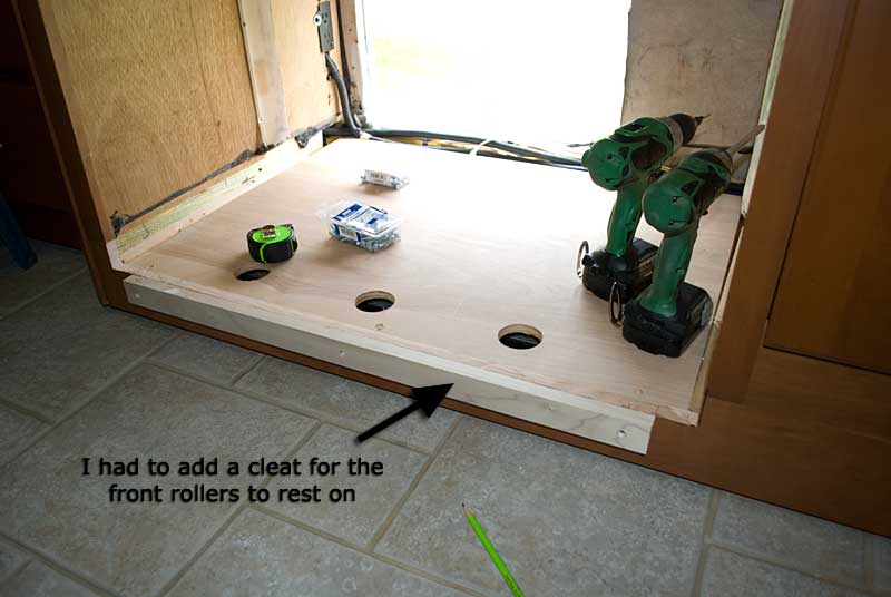 The added front for the roller wheel