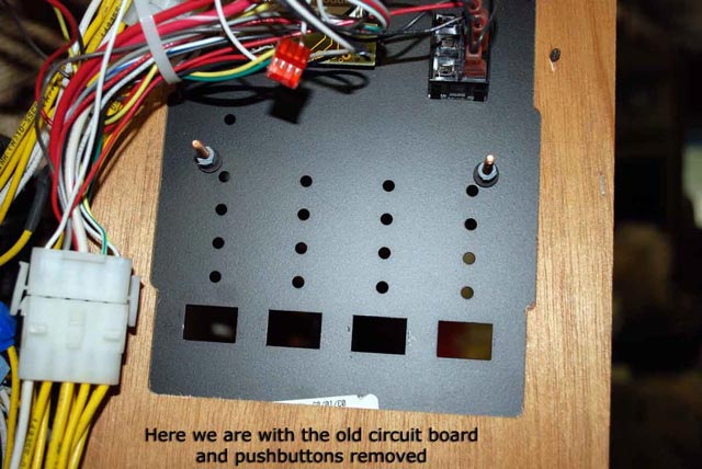 The board is removed