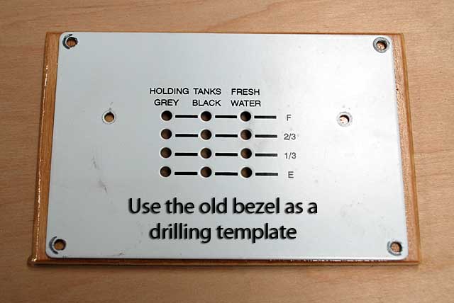 Bezel drill template