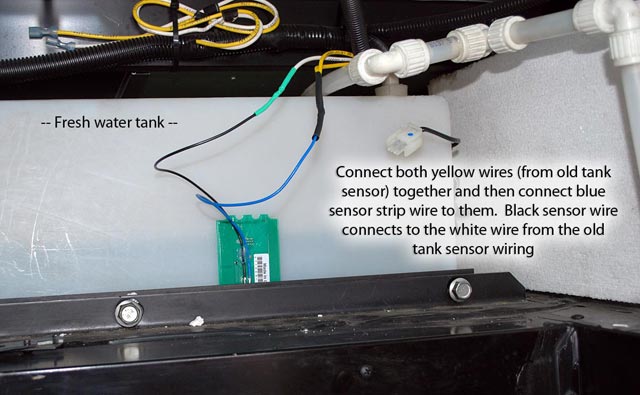 Wiring the FW tank sensor strip