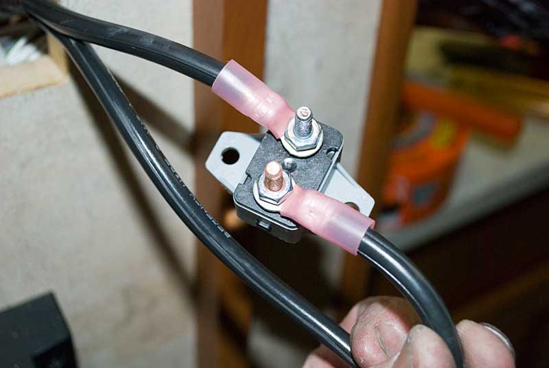 One of the two circuit breakers