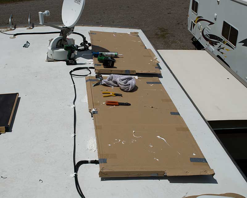 Panels are mounted!