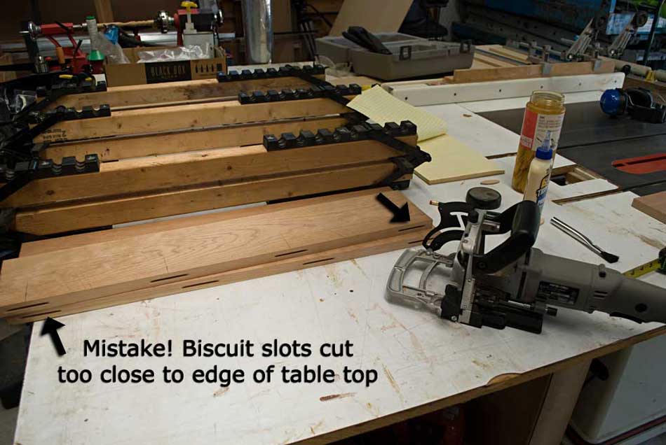 Biscuit joinery