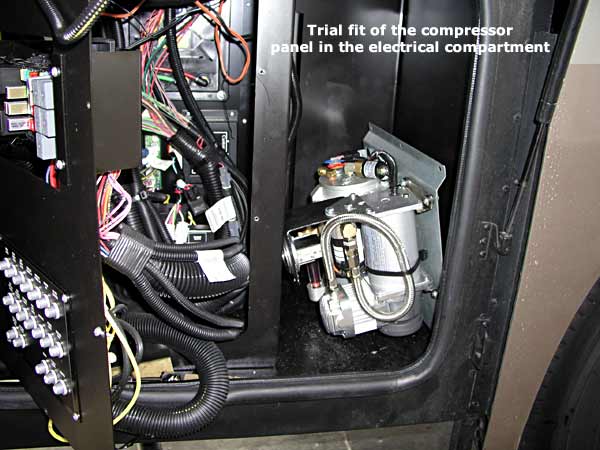Where to mount the compressor